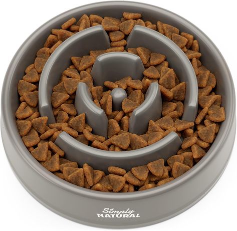 BPA-FREE + PET SAFE: Our slow feeder dog bowl is BPA, PVC, and phthalate-free. Built with only safety-tested materials, our dog slow feeder bowl guarantees your dog only eats what you give it. BETTER PORTION CONTROL: Our dog bowls to slow down eating and increase eating time by 8x on average. Prevent choking, vomiting, overeating, and indigestion. Help your pet develop healthier eating habits. Slow Feeder Dog, Labyrinth Design, Dog Food Bowls, Raw Food Diet, Slow Feeder, Wet Dog Food, Food Out, Dog Bowl, Dog Feeding