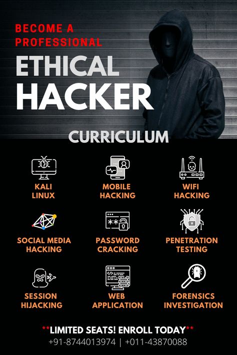 Cyber Security Training Courses - International College For Security Studies IT Cyber security training courses with programming languages in Lucknow and Delhi. Cybersecurity Infographic, Computer Science Lessons, Bug Bounty, Learn Hacking, Basic Computer Programming, Computer Science Programming, Makeup Life Hacks, Hacking Books, Netflix Codes