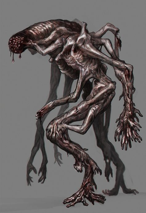 Doug Williams, Lovecraftian Horror, Dark Creatures, Creepy Monster, Monster Drawing, Horror Monsters, 다크 판타지, Creature Drawings, Monster Concept Art