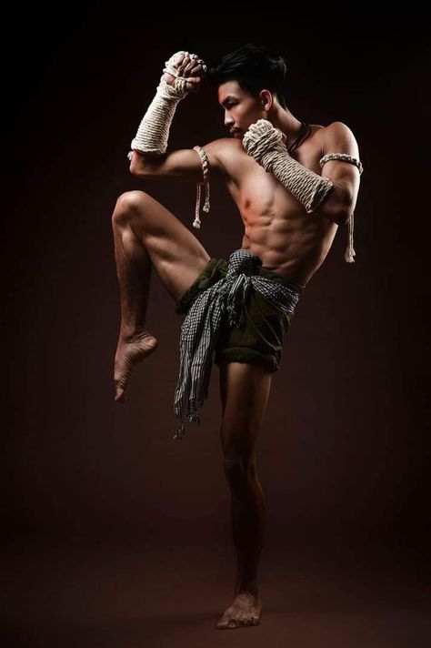 Thai Boxer, Kun Khmer, Traditional Martial Arts, Rabat Morocco, Intangible Cultural Heritage, Unique Faces, Art Prompts, Boxing Gloves, Art Poses