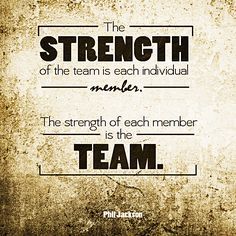 #leadership #teambuilding Positive Teamwork Quotes Motivation, Inspirational Team Quotes, National Employee Appreciation Day, Teamwork Quotes Motivational, Team Building Quotes, Building Quotes, Team Quotes, Phil Jackson, Teamwork Quotes