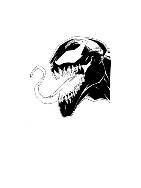 Venom Tattoo Stencil, Small Venom Tattoo, Horror Tattoos Men, Symbiote Tattoo, Venom Tattoo Design, Venom Tattoo Ideas, Venom Tattoos, Venom Drawing, Venom Logo