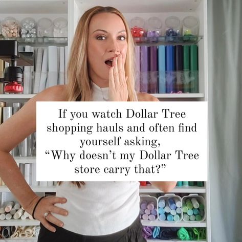 HOW TO FIND THE BEST CRAFT SUPPLIES AT DOLLAR TREE ⬇️ If you watch Dollar Tree shopping hauls and often find yourself asking, “Why doesn’t my Dollar Tree store carry that?” Or you wonder why you can’t seem to find the same items shown in your favorite Dollar Tree DIYers videos... You're not alone. But there are a few tips and tricks that might help you score those VIRAL Dollar Tree treasures. I created a detailed video with the BEST craft supplies to stock up on at Dollar Tree AND my ... Best Craft, Christmas Projects Diy, Bow Tutorial, Dollar Tree Store, Christmas Mood, Christmas Bows, Find Yourself, Diy Home Crafts, Christmas Crafts Diy