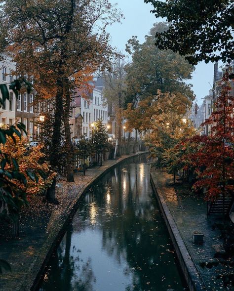 Autumn Cozy, Autumn Aesthetic, City Aesthetic, Travel Inspo, Utrecht, Pretty Places, Wallpaper Iphone, The Netherlands, Europe Travel