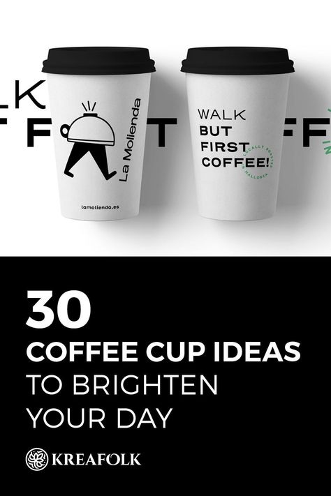 Check this collection of remarkable coffee cup ideas that will help you get inspired to create even more beautiful designs for your cafe business! Takeaway Coffee Cup Design, Coffee Cup Ideas, Paper Cup Design, Cafe Business, Design Cafe, Coffee Cup Design, Cup Ideas, Coffee Routine, Cup Design