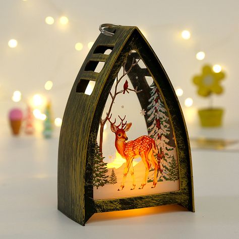 Hut Design, Sky Lamp, Rosen Box, House Lamp, Electronic Candles, Tree Lamp, Led Candle Lights, Led Lantern, Decorating With Christmas Lights