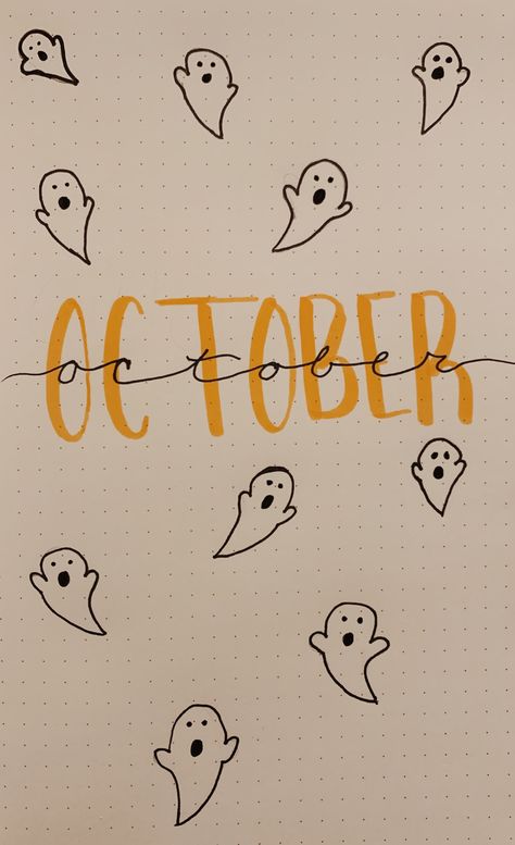 Oct Journal Ideas, October Aesthetic Journal, Cute Pages For Journal, October Journal Ideas Easy, October Journal Aesthetic, October Bulett Journal Ideas, October Diary Ideas, September Bujo Spread, October Journal Ideas Aesthetic