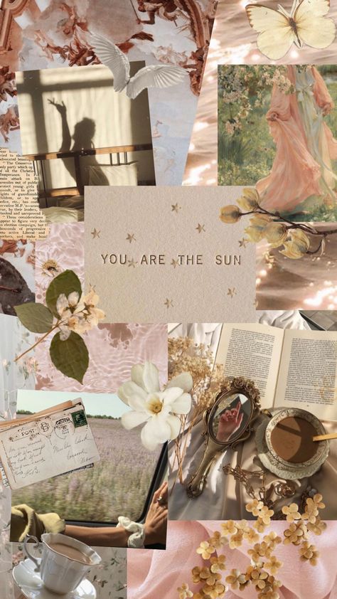 Cottagecore Aesthetic Wallpaper, Ed Wallpaper, Cozy Romantic, Girl Wallpapers, Girly Wallpapers, You Are The Sun, My Hobby, Spring Wallpaper, Vsco Girl