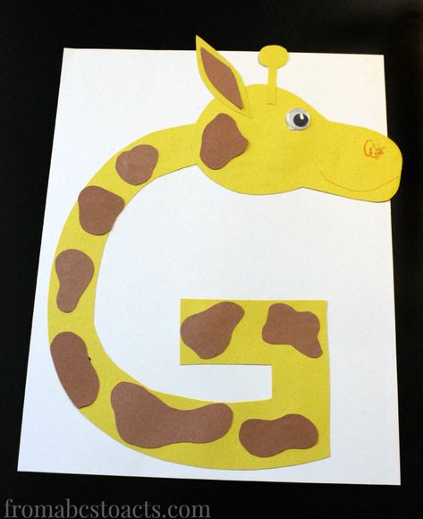 20+ Free Letter G Crafts for Preschoolers Tk Crafts, G Is For Giraffe, Preschool Alphabet Book, Letter G Crafts, Giraffe Craft, Fun Preschool Crafts, Letter G Activities, 100 Días De Clases, Preschool Letter Crafts