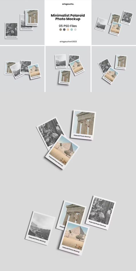 Minimalist Polaroid Photo Mockup Photo Mockup, Polaroid Photo, Polaroid Photos, Generators, Mockup Psd, Mock Up, Mockup