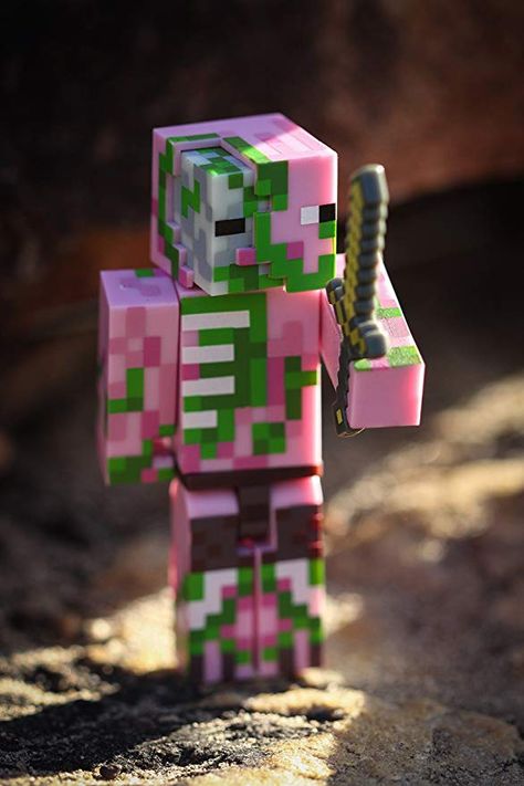 Minecraft Zombie Pigman Figure Pack: Toys & Games Minecraft Zombie, Minecraft Action Figures, Zombie, Minecraft, Toys Games, Action Figures, Gaming Logos, Toys, Anime