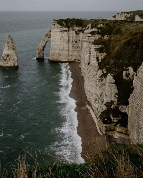 Cliffs of Étretat, France. 🌊 Etretat France, France Aesthetic, South Of France, Portfolio, France, Pins