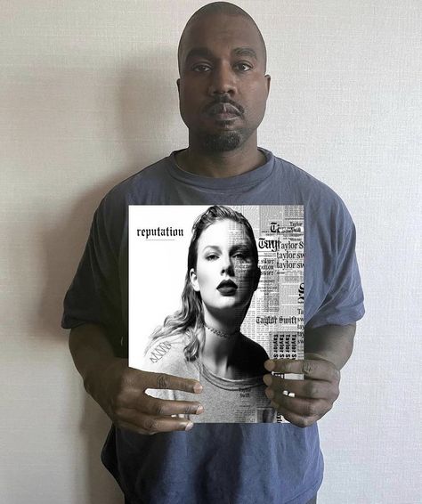 Kanye And Taylor, Kanye West, Heavy Cotton, Cotton Tee, Taylor Swift, Swift, Casual Fashion, Foundation, Design