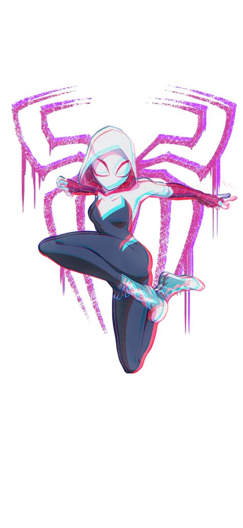 Pink Wallpaper about Spider Gwen from spider man into the spider verse Best Anime Openings, Anime Openings, Venom Comics, Into The Spider Verse, The Best Anime, Best Anime, Gwen Stacy, Spider Woman, Spider Gwen