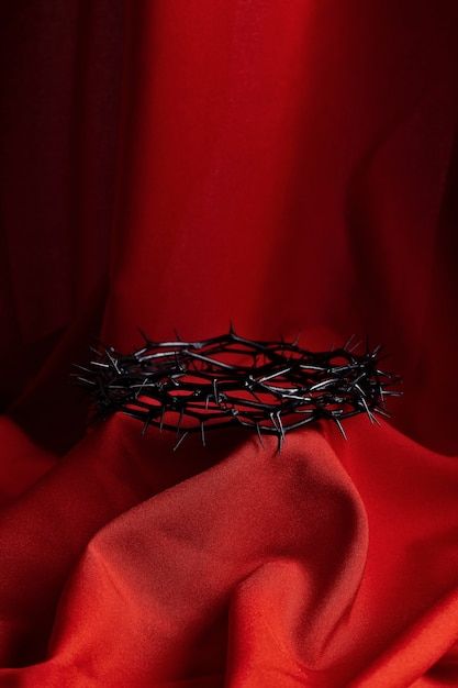 Free photo still life of crown of thorns | Free Photo #Freepik #freephoto #jesus-crown #crown-thorns #thorns #good-friday Photo Still Life, Jesus Crown, Crown Of Thorns, Album Art, Free Photo, Free Photos, High Quality Images, Still Life, Crown