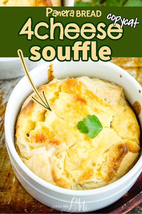 Just like Panera Bread 4 CHEESE SOUFFLE! (or Cheese Quiche) Copycat Panera Quiche Egg Souffle, Copycat Panera Breakfast Souffle, 4 Cheese Quiche, Panera Copycat Souffle, Copycat Panera Style Soufflés, Panera Bread Quiche Recipe, Panera Quiche Recipe, Ramekin Quiche Recipes, Copycat Panera Egg Souffle