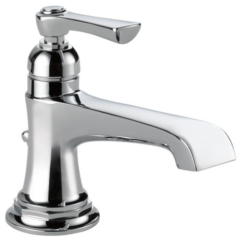 Combining a contemporary, masculine edge with nods to early-1900s traditionalism, the Rook™ Bath Collection is an arresting, modern interpretation of a stately aesthetic. Bathroom Faucets Chrome, Single Handle Bathroom Faucet, Bar Faucets, Chrome Faucet, Single Hole Bathroom Faucet, Faucet Handles, Lavatory Faucet, Kids Bath, Bathroom Faucet