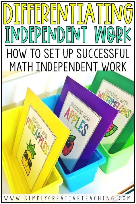 Differentiated Centers Kindergarten, Math Small Groups 3rd Grade, Math Independent Activities, First Grade Independent Work, Learning Centers Elementary, 2nd Grade Math Centers Activities, Small Group Set Up Classroom, Independent Math Centers Kindergarten, First Grade Centers Set Up