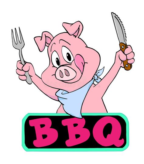 Pig Barbeque. Hand drawn cartoon pig ready for a barbecue , #AFF, #Hand, #drawn, #Pig, #Barbeque, #ready #ad Clip Art Free, Pig Roast, Pig Cartoon, Free Clip Art, Art Sketchbook, Pigs, Scooby Doo, Stock Illustration, Hand Drawn