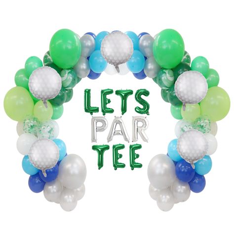 PRICES MAY VARY. ★ All-in-One Kit: Decorating Birthday Golf Theme party with this banner! ★ High-Quality Material: Non-toxic and Environmentally Friendly, Foil Balloon can be reused for next party! ★ Easy to Assemble: It comes with all the tools you need to set up for the party! ★ Ideal gift: A perfect gift for the Golf Theme Birthday Party ! ★ 100% Liked & Best Service:If you have any questions about our products,please contact us immediately,we will resolve it as soon as possible. Lets Par Tee Golf Theme Birthday Party, Golf Theme Birthday, 4th Birthday Party For Boys, Mini Golf Party, Golf Theme Party, Golf Party Decorations, Par Tee, Golf Birthday Party, Kids Themed Birthday Parties