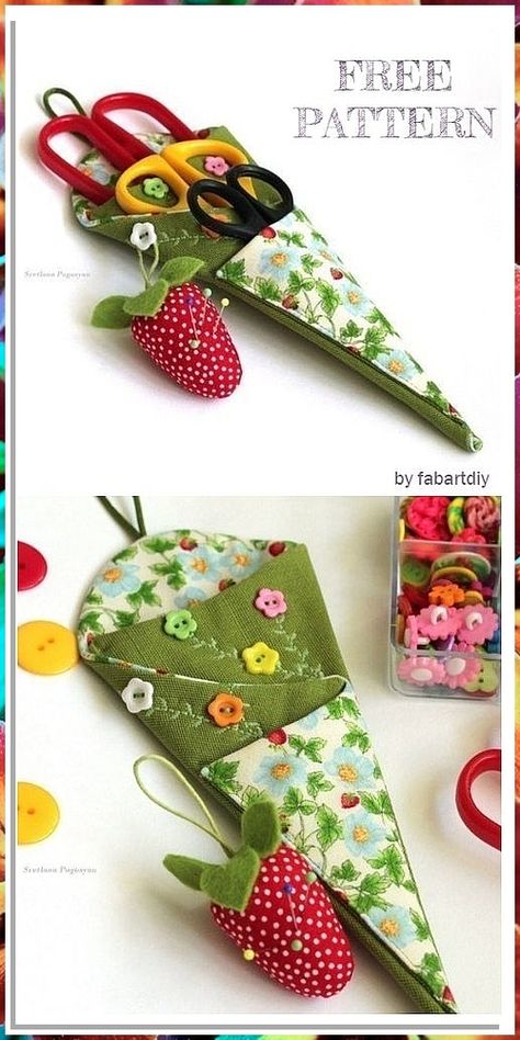 Looking for sewing project ideas? Check out our curated list of stylish and creative sewing projects! Scissor Case Pattern, Sewing Project Ideas, Sewing Case, Scissor Case, Sewing To Sell, Free Sewing Pattern, Costura Diy, Beginner Sewing Projects Easy, Small Sewing Projects