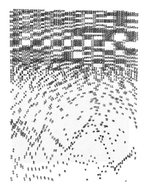 'Whisper Piece', Bob Cobbing, 1969 Typewriter Art, Design Editorial, Ad Campaigns, Type Posters, Visual Poetry, Text Art, Mail Art, Design Graphique, Typewriter