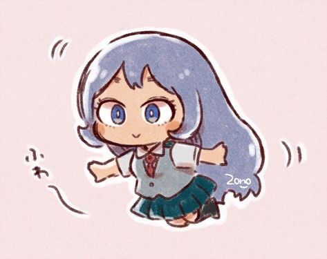 Cute Chibi Art Styles, Nejire Hado Icons, Mha Nejire, Mha Chibi, Hado Nejire, Nejire Hado, My Hero Academia Costume, My Hero Academia 2, Chibi Anime Kawaii