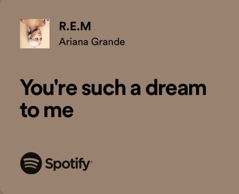 Ariana Lyrics Aesthetic, Ariana Grande Love Lyrics, Ariana Grande Song Quotes, Ariana Grande Sweetener Aesthetic, Ariana Grande Spotify Lyrics, Rem Lyrics, Lyrics Ariana Grande, Cute Lyrics, Ariana Grande Songs Lyrics