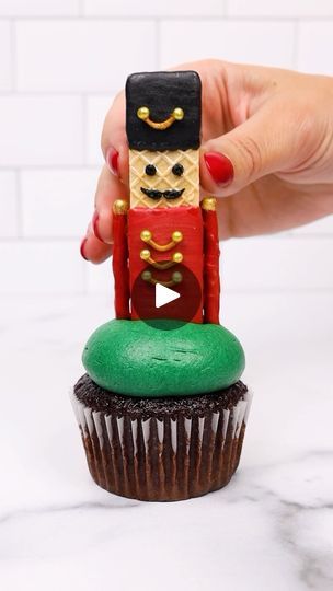 1.3M views · 22K reactions | Cracking into the holiday spirit with these sweet Nutcracker cupcakes done by @lindseybakedthis | So Yummy | Ah2 · Nutcracker Nutcracker Rice Krispy Treats, Nutcracker Desserts, Nutcracker Party Food, Nutcracker Cupcakes, Nutcracker Christmas Party, Christmas Dip, Christmas Food Crafts, Nutcracker Sweet, Christmas Tea Party