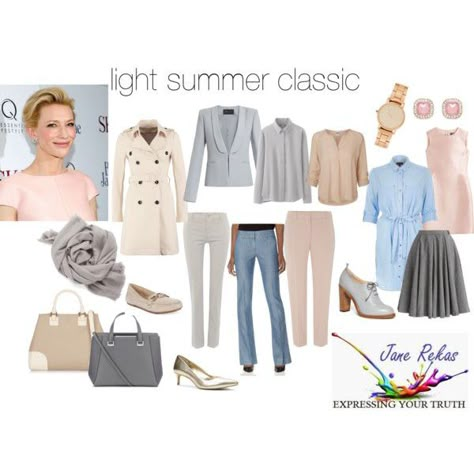 Light Summer Style, Light Summer Clothes, Color Analysis Summer, Summer Skin Tone, Light Summer Color Palette, Summer Color Palettes, Soft Summer Palette, Soft Summer Color Palette, Soft Summer Colors