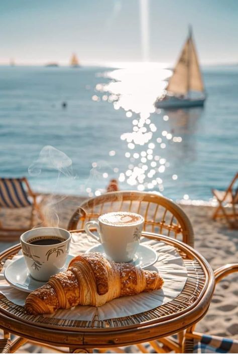 Good Morning Spiritual Quotes, Afternoon Delight, Exotic Beaches, Cozy Mornings, Coffee Breakfast, Summer Blue, Good Housekeeping, No Ads, Coffee Love