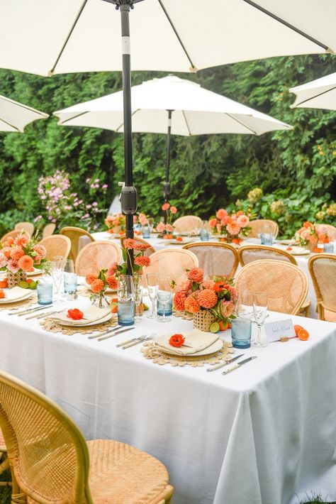 Summer Bridal Shower Themes, Italian Bridal Showers, Bridal Shower Venues, Backyard Bridal Showers, Garden Party Bridal Shower, Bridal Shower Inspo, Garden Bridal Showers, Summer Bridal Showers, Themed Bridal Shower