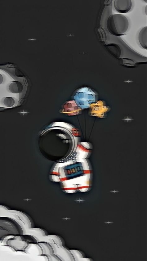 Blurry astronaut boy in space with balloons || blurry minimalist wallpaper hd 4k mobile 1080p Anime Wallpaper Phone Black, Anime Nature Aesthetic, Wallpaper Astronaut, Galaxia Wallpaper, Anime Nature, One Wallpaper, Attractive Wallpapers, Whatsapp Wallpapers Hd, Simple Photography