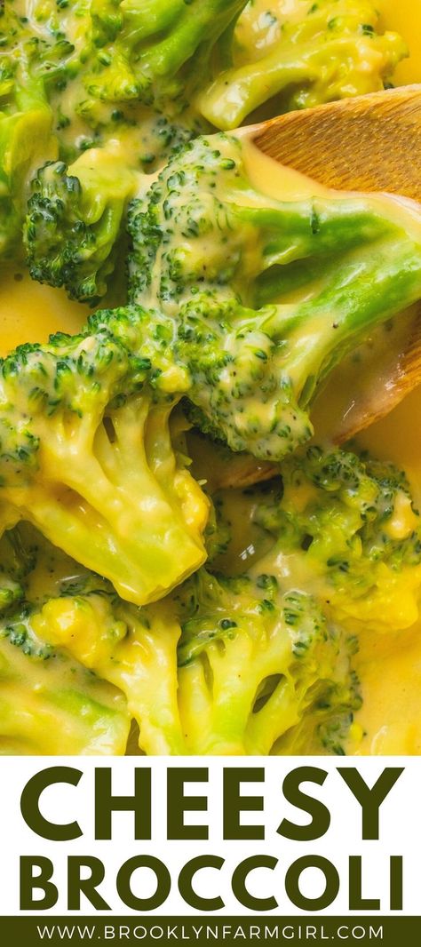 Ways To Make Vegetables, Cheesy Broccoli For Baked Potatoes, Cheddar Broccoli Recipes, Cheese And Broccoli Recipes, Easy Sides For Dinner Vegetables, Brocolli And Cheese Casserole Recipes Easy, Broccoli Recipes With Cheese, Steamed Broccoli And Cheese Recipes, Side Dish With Broccoli