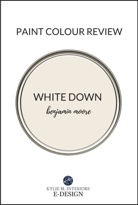 Paint Colour Review: Benjamin Moore White Down OC-131 | Kylie M Interiors | Bloglovin’ Bm White Down, Benjamin Moore Neutral Whites, Best Cream Paint Color Benjamin Moore, Benjamin Moore White Down Walls, Benjamin Moore White Down, Cream Paint Colors Benjamin Moore, Benjamin Moore Cream Colors, Benjamin Moore Off White Colors, White Down Benjamin Moore