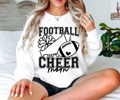 Football And Cheer Mom Shirts, Football And Cheer Mom, Cheer Mom Shirt, Cheer Mom Svg, Cheer Camp, Mom Shirt Svg, Cheer Mom Shirts, Football Cheer, Dark Materials