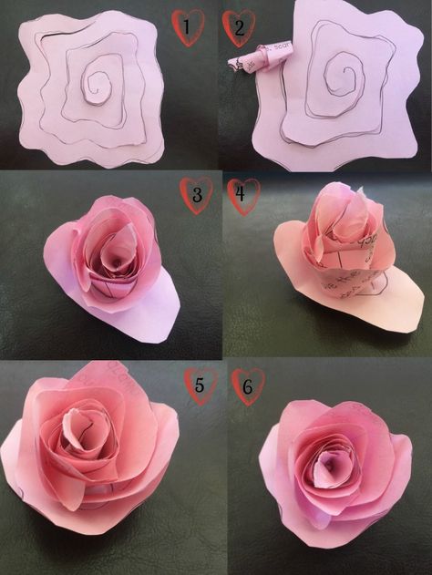 Flower Twisting Craft Tutorial – Quick And Easy #iCraft #MyValentine #CraftIdeas #crafttutorial #flowertwistingcrafrt Paper Flowers Diy Easy, Diy Flores, Desain Quilling, Quick And Easy Crafts, Easy Paper Flowers, Wine Bottle Diy Crafts, Paper Rose, Craft Tutorial, Diy Tips