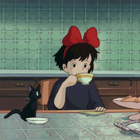 Studio Ghibli Pictures, Ghibli Pictures, Ghibli Characters, Personajes Studio Ghibli, Studio Ghibli Background, Studio Ghibli Characters, Vintage Cartoons, Ghibli Artwork, Kiki Delivery