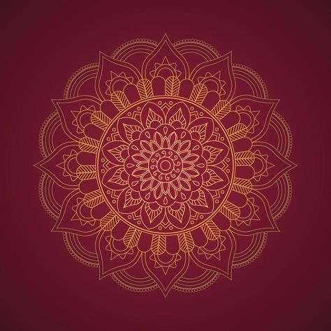 Mandala Logo Design, Mandala Effect, Maroon Aesthetic, Mandala Logo, Mandela Art, Lotus Mandala, Red Water, Gold Mandala, Homepage Design