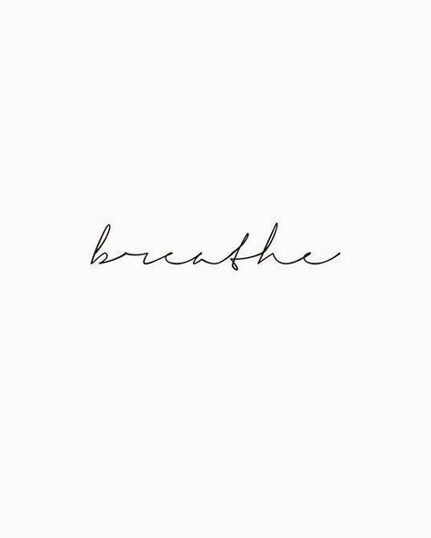 Just breathe You are strong enough to handle your challenges, wise enough to find solutions to your problems, and capable enough to do… Strong Enough Tattoo, Breathe Tattoos, Tattoo Word Fonts, Enough Tattoo, Body Suit Tattoo, Tattoo Font, Strong Words, Tattoo Script, Dainty Tattoos