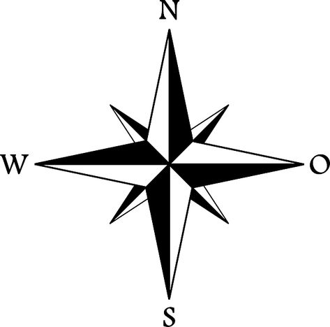 North Star Tattoos, Simple Compass, North South East West, Wind Rose, Tattoo Inspiration Men, Hope Symbol, Image Icon, Graphic Wallpaper, North South