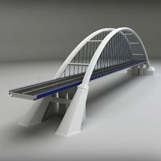 Beam Bridge, Bridges Architecture, N Scale Train Layout, Bridge Architecture, Bridge Structure, Bridge Model, Glass Bridge, Industrial District, Bridge Construction