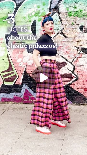 Palazzo Pants Pattern Free, Sewing Trousers, Palazzo Pants Pattern, Pants Pattern Free, Pants Tutorial, Sewing Fashion, Sewing Project, A Pic, Pants Pattern