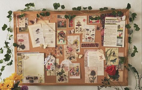 Corkboard Decor, Cork Board Ideas For Bedroom, Pinboard Ideas, Zimmer Diy, Fotografi Kota, Study Room Decor, Room Goals, Room Deco, Room Transformation