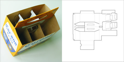 mcfsaires : : Hazlo tú mismo Beer Carrier Design, Beer Pack, Box Design Templates, Beer Packaging Design, Beer Carrier, Beer Box, Alcohol Packaging, Packaging Template, Beer Packaging