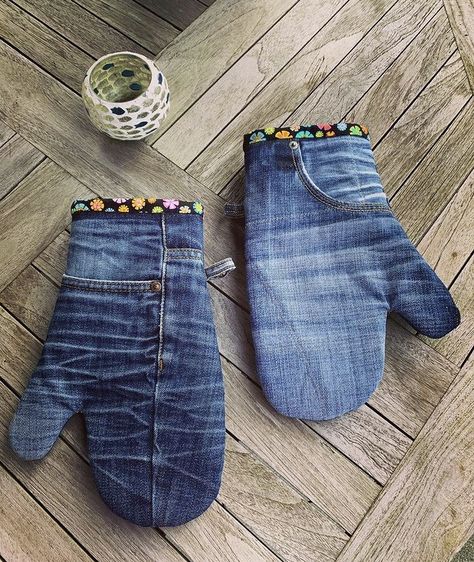 Återvinna Jeans, Tas Denim, Denim Crafts Diy, Diy Jeans, Blue Jeans Crafts, Denim Projects, Sew Ins, Costura Diy, Jean Crafts