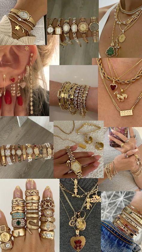 Different Types Of Jewellery, Old School Jewelry, Extravagant Jewelry, Xoxo Jewelry, Dope Jewelry Accessories, Bracelets And Rings, Dark Jewelry, Tiktok Fashion, Jewelry Accessories Ideas