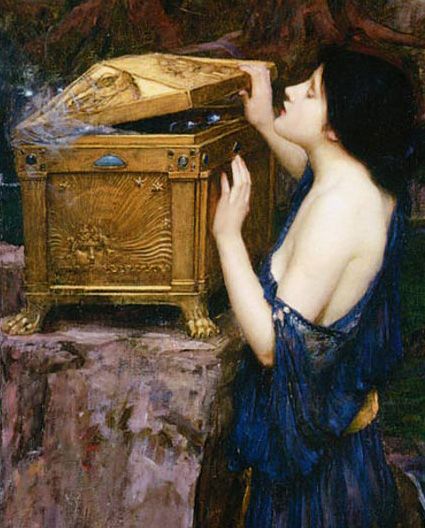 Pandora's Box Art, Eros And Psyche, 10 Interesting Facts, John William Waterhouse, Greek And Roman Mythology, Greek Mythology Art, Pre Raphaelite, Mythology Art, Greek Myths