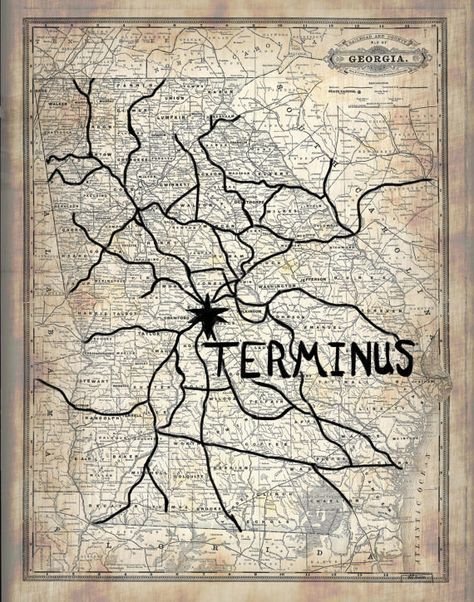 This Crazy-Accurate Terminus Poster: | 27 Gifts Only True "Walking Dead" Fans Will Appreciate Zombies The Walking Dead, Zombie Apocalypse Party, The Walking Dead Poster, Walking Dead Party, Walking Dead Wallpaper, Walking Dead Zombies, The Walking Dead Tv, Zombie Party, Dead Zombie