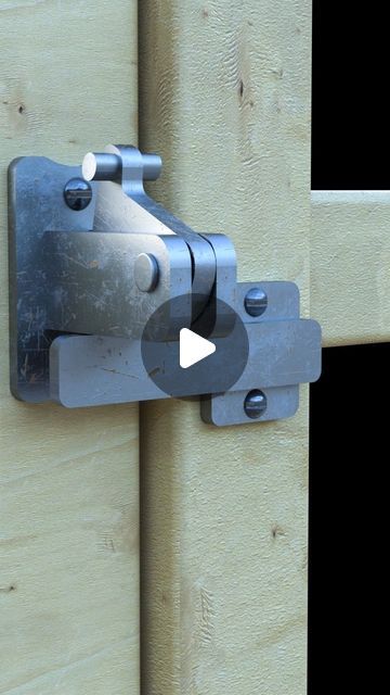 Simple idea on Instagram: "Automatic gate latch, lock #Automatic #gate #latch, #lock" Gate Latch Ideas Diy, Gate Latch Ideas, Side Gates, Gate Locks, Gate Latch, Gate Hardware, Automatic Gate, Building Projects, Door Latch